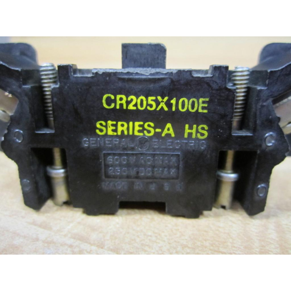 General Electric CR205X100E Contact Series A - Used