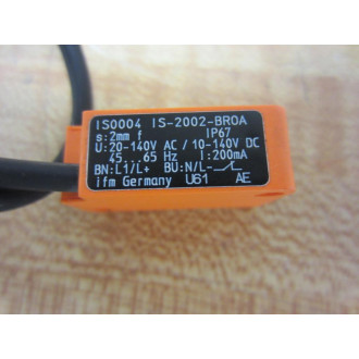 IFM Efector IS0004 Sensor IS-2002-BROA - New No Box