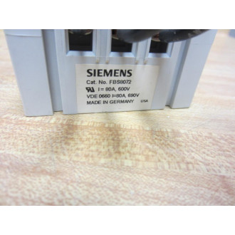 Siemens FBS10072 Fastbus Shoe 8 12" - Used
