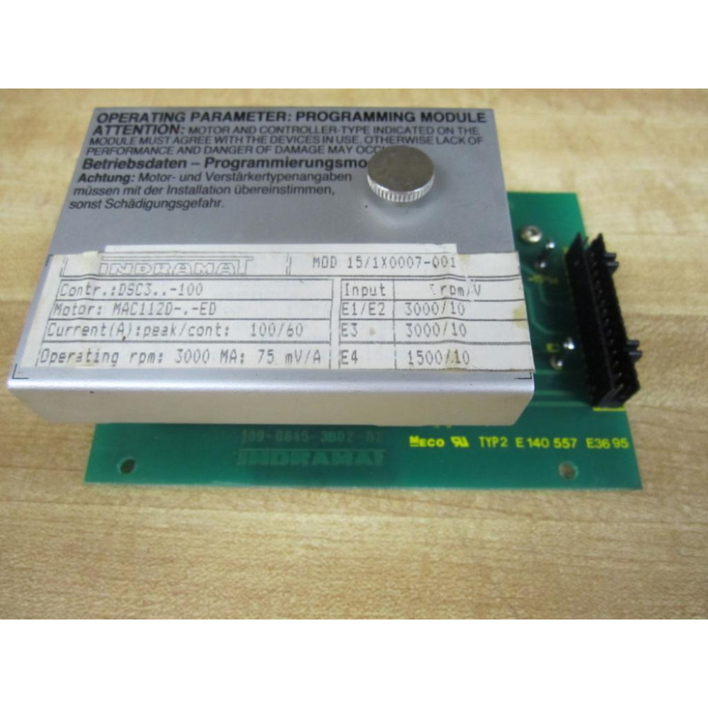 Indramat 109-0645-3B02-01 Board 10906453B0201 MOD 151X0007-001 - New No Box