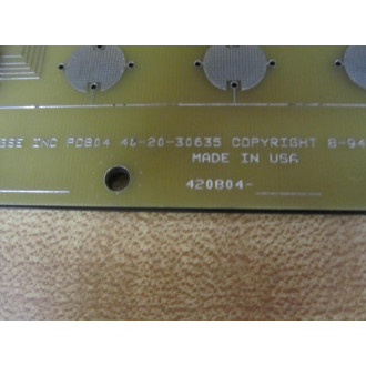 GSE 420797-30349 Keypad Board PC804 40-20-30635 - Used