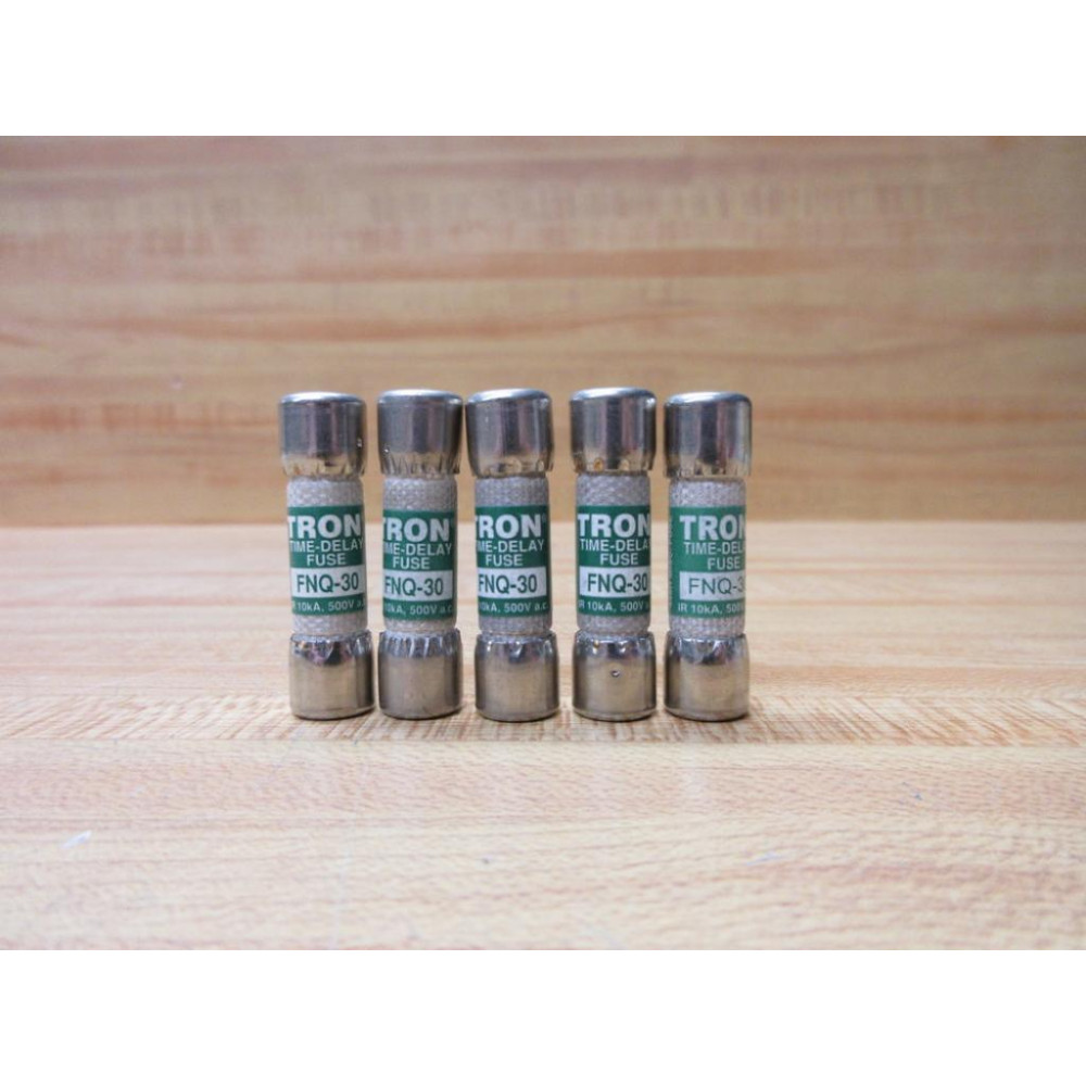 Buss FNQ-30 Bussmann Fuse Cross Ref 4XC64 (Pack of 5) - New No Box