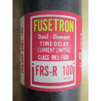 Buss FRS-R-100 Bussmann Fuse Cross Ref 2A163 Long Body - New No Box