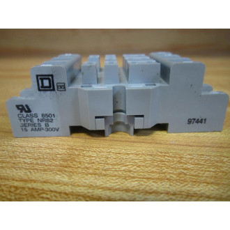 Square D 8501-NR82 Relay Socket 8501NR82 15A300V (Pack of 3) - New No Box