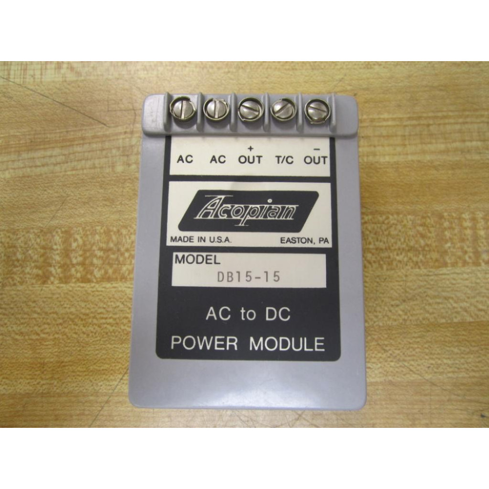 Acopian DB15-15 Power Module DB1515 - New No Box