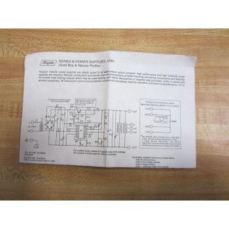 Acopian B5G210 Power Suppy - New No Box