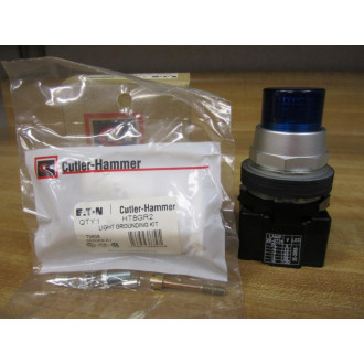Cutler Hammer HT8GBBV3 Eaton Push Button T0806 HT8GR2