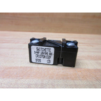 General Electric CR1070A102F GE Switchette Limit Switch (Pack of 2) - New No Box
