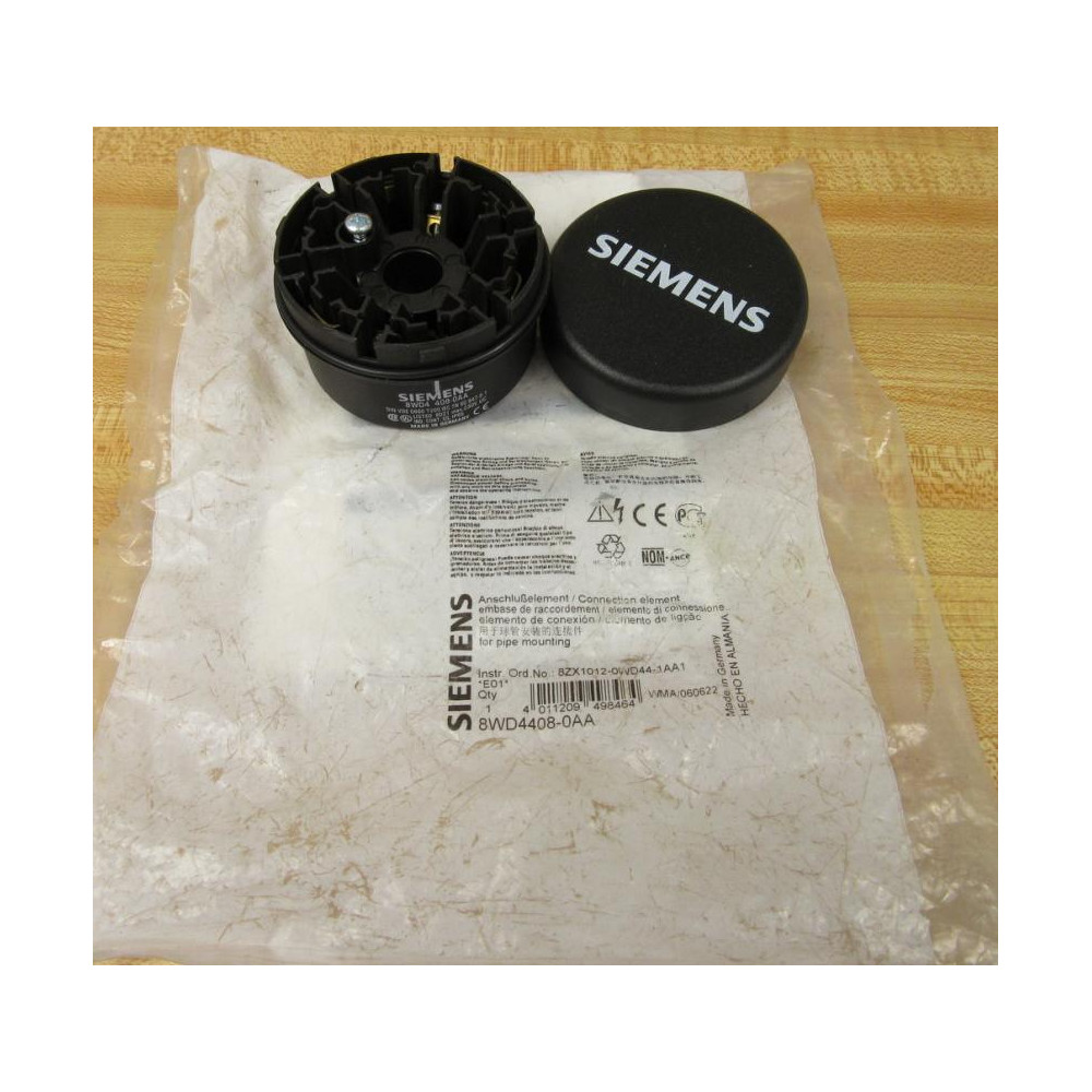 Siemens 8WD4-408-0AA Signaling Column Conn. 8WD44080AA