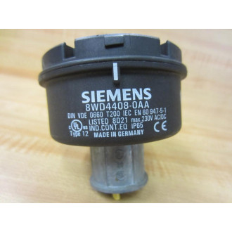Siemens 8WD4-408-0AA Signaling Column Conn. 8WD44080AA Type 12 WO Lid - Used