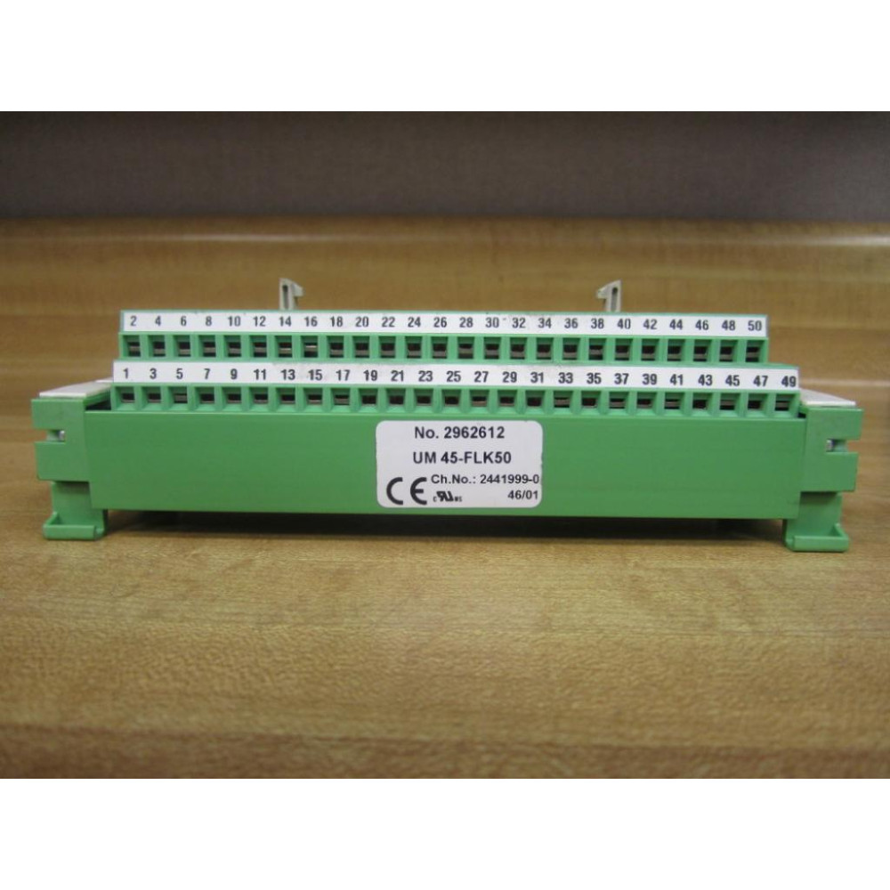 Phoenix Contact UM45-FLK50 Terminal Block UM45FLK50 - Used