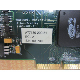 Allen Bradley 6180-AGP-II Board 6180AGPII A77180-200-51 - Used