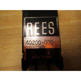 Rees 40200-000 Pilot Light 40200000 WRed Lens