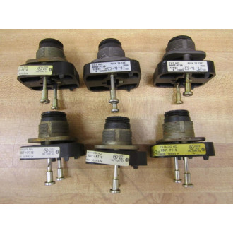 Allen Bradley 800T-PT16 Pushbutton 800TPT16 (Pack of 6) - Used