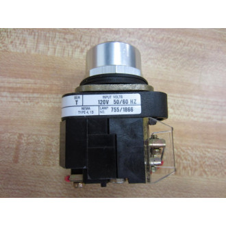Allen Bradley 800T-PT16 Pushbutton 800TPT16 Without Lens or Bulb - New No Box