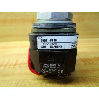 Allen Bradley 800T-PT16 Pushbutton 800TPT16 Red 800T-PT16R - New No Box