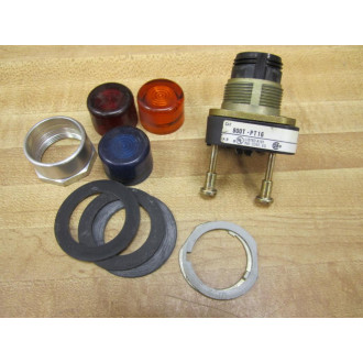 Allen Bradley 800T-PT16 Pushbutton 800TPT16 Lens Included (Pack of 5) - Used