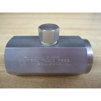 Deltrol Fluid Products C-30SS Check Valve C30SS - New No Box