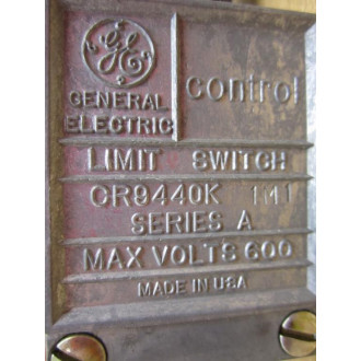 General Electric CR9440K1M1 Limit Switch CR9440K1M1 Series A - New No Box