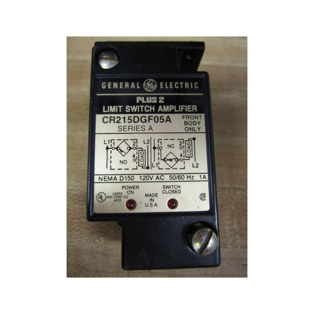 General Electric CR215DGF05A Limit Switch Front Body Only - New No Box