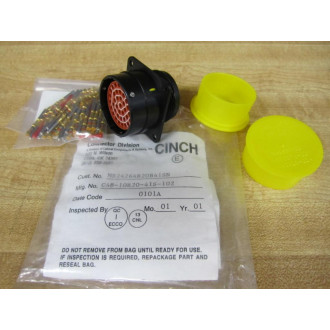 Cinch C48-10R20-41S-102 Connector MS24264R20B41SN WSocket Contacts