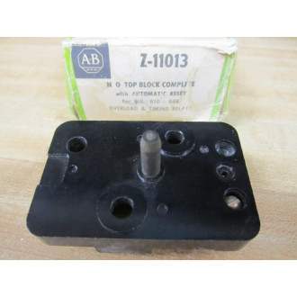 Allen Bradley Z-11013 N O Top Block Complete Z110013