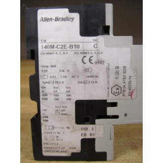 Allen Bradley 140M-C2E-B10 Circuit Breaker Series C - Used