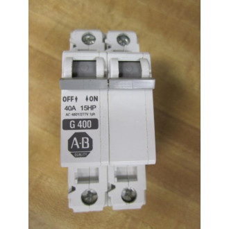 Allen Bradley 1492-CB2-G400 40A Circuit Breaker 1492CB2G400 - Used