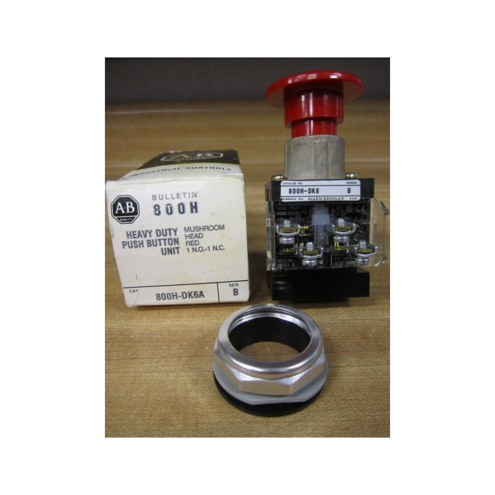 Allen Bradley 800H-DK6A Push Button  800HDK6A
