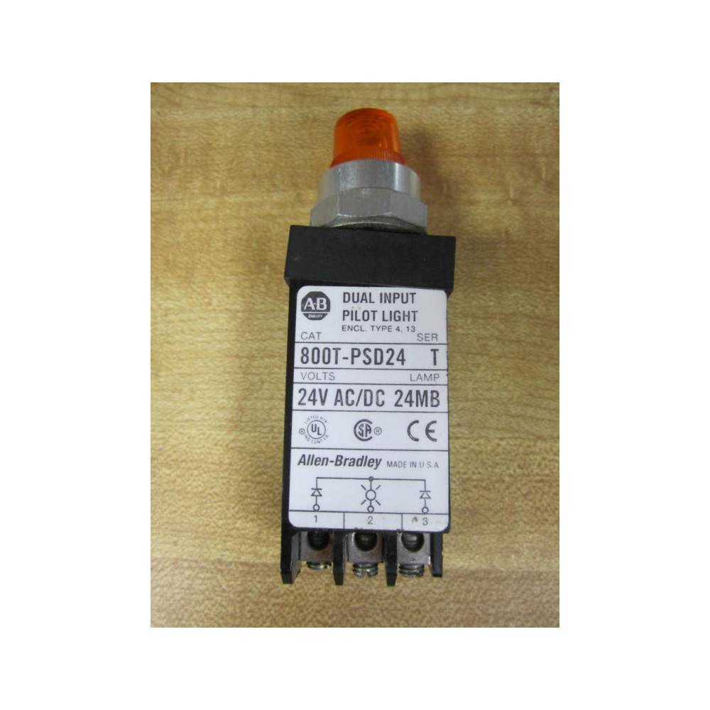 Allen Bradley 800T-PSD24A Pilot Light 800TPSD24A - New No Box