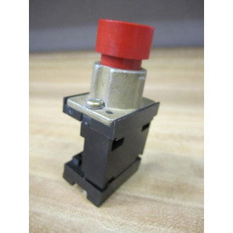 Allen Bradley 800H-BK6 Momentary Push Button 800HBK6 - Used