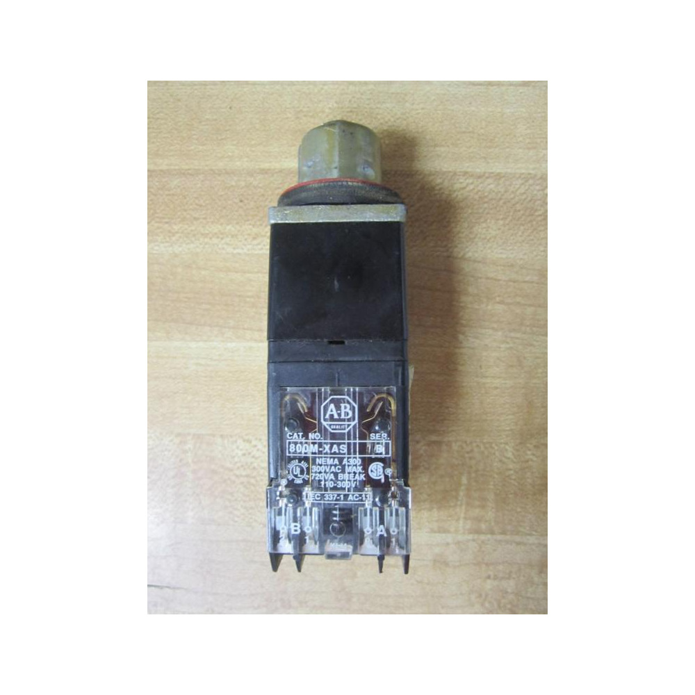 Allen Bradley 800MB-NX79 Selector Switch WO Key - WContact - Used