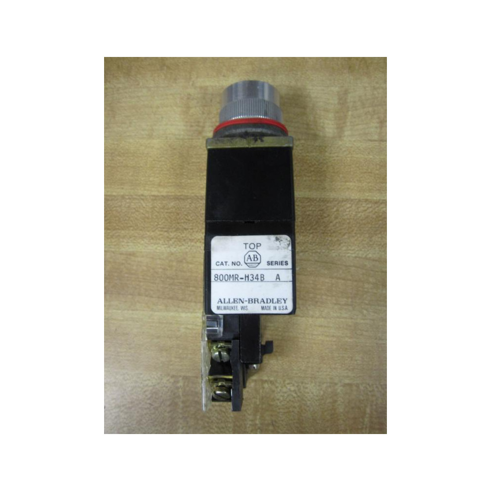 Allen Bradley 800MR-H34B Selector Switch WO Key - Used