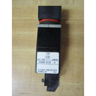 Allen Bradley 800MB-H33B Selector Switch WO Key - Used