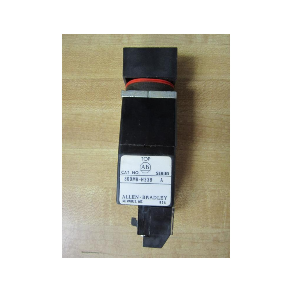 Allen Bradley 800MB-H33B Selector Switch WO Key - Used