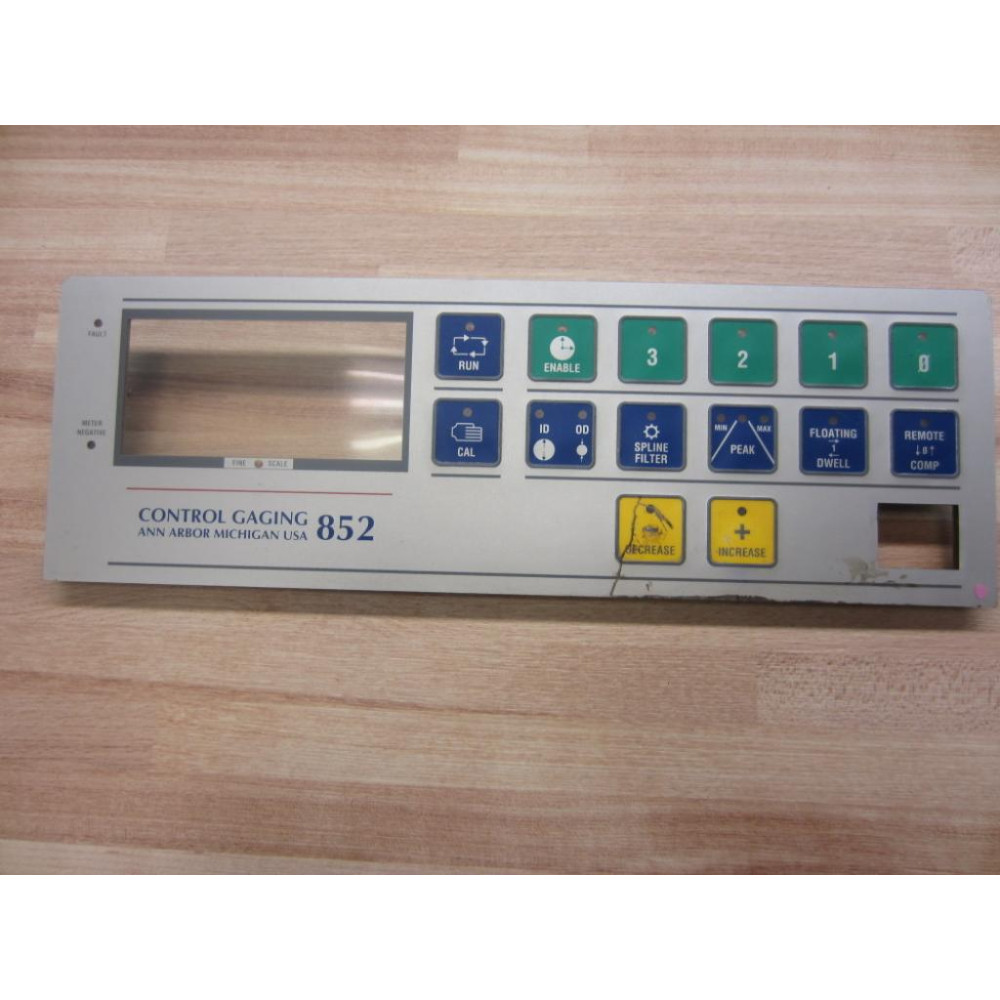 Control Gaging 852 Front Panel Interface - Used