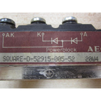 AEG 52915-005-52 Rectifier Powerblock Module - New No Box