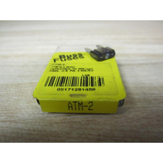 Bussmann ATM-2 Replacement Automotive Fuse ATM2 (Pack of 5)