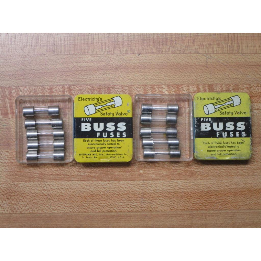 Buss SFE-9 Bussmann Fuse Ref 6AYC9 Metal Strip (Pack of 10)