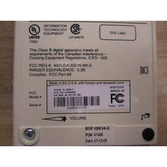 Faxmodem 5686 Modem Modem Only - New No Box