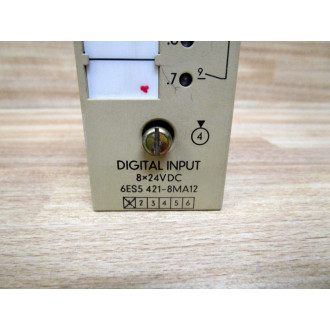 Siemens 6ES5 421-8MA11 Input Module 6ES54218MA11 - Used