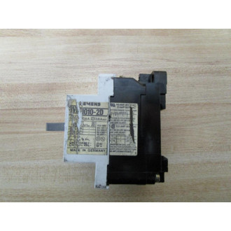 Siemens 3VE1-010-2D Starter Protector 3VE10102D 0.25-0.4 A - Used