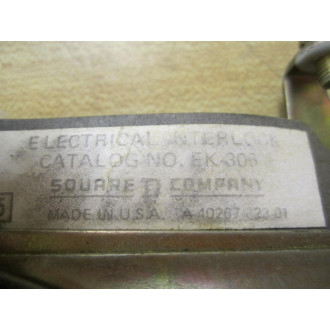 Square D EK-306-1 Electrical Interlock 12254 wo Switch 9007-A01 - New No Box