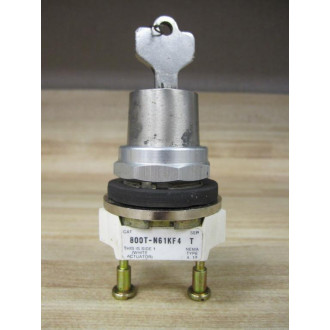 Allen Bradley 800T-N61KF4 Keyed Selector Switch - Used