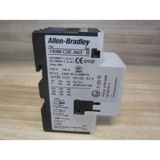 Allen Bradley 140M-C2E-A63 Circuit  Breaker WO Knob-Series B - Used
