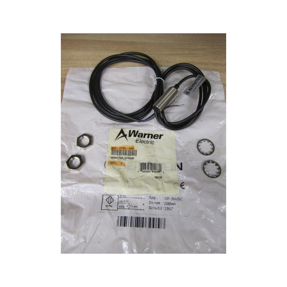 Bernstein KIB-M12PO002-KL2V Inductive Sensor KIB-M12P0002-KL2V