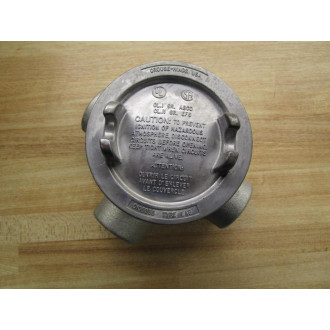 Crouse-Hinds EABX36 Conduit Outlet Box WCover