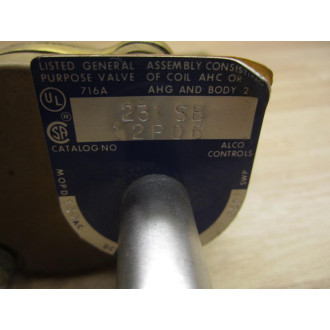Alco 231-SB-12P06 Solenoid Valve - New No Box