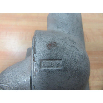 Crouse-Hinds EZS36 1" Hub Sealing Fitting WNipple (Pack of 2) - New No Box