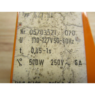Schleicher SZT 31 Time Delay Relay 05703521 - Used